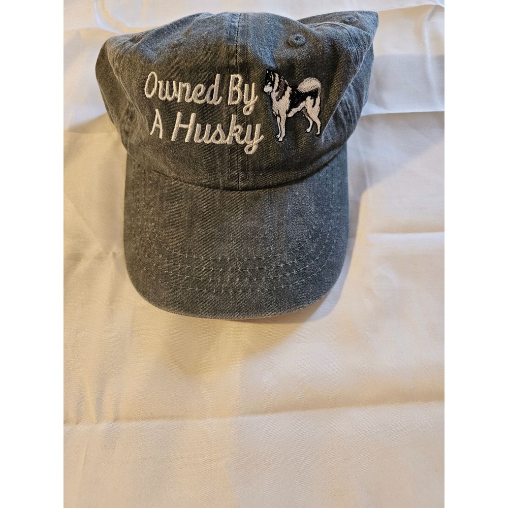 Husky Port‎ & Co Owned by a Husky gray ballcap Hat